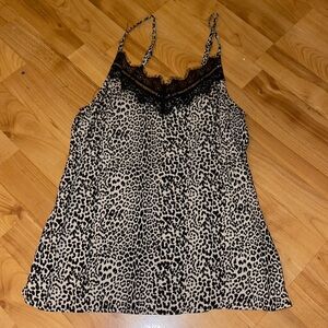 Cheetah Print Tank Top